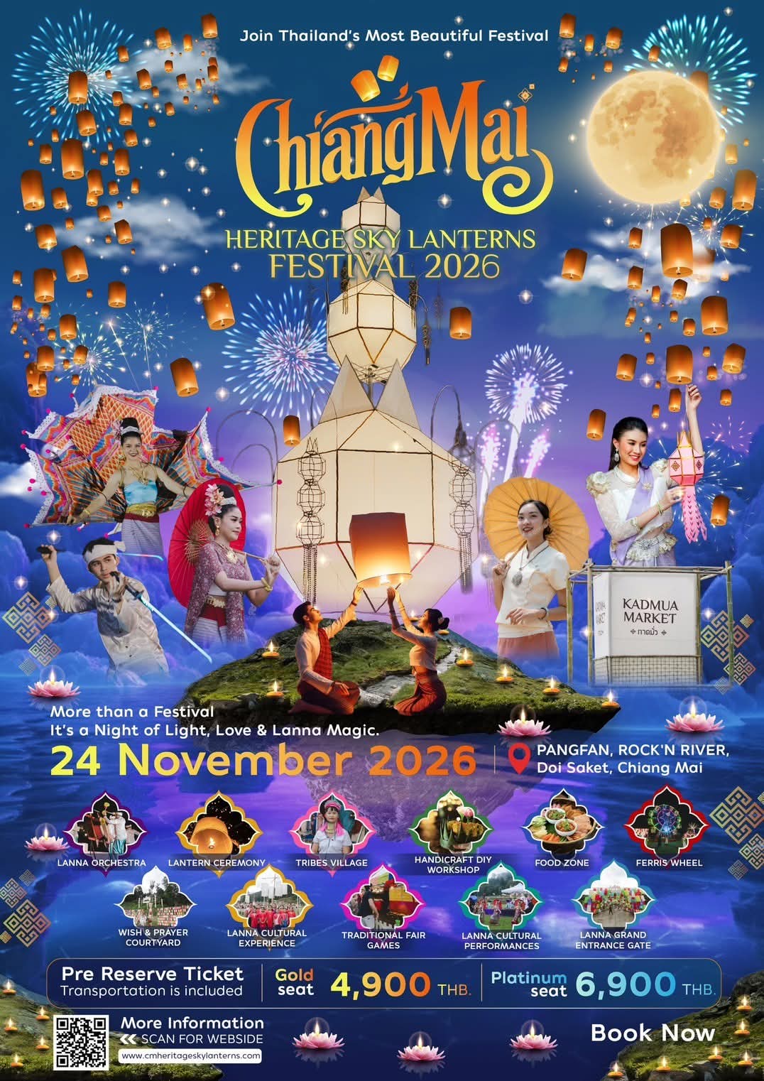 Chiang mai heritage sky lantern festival 2026